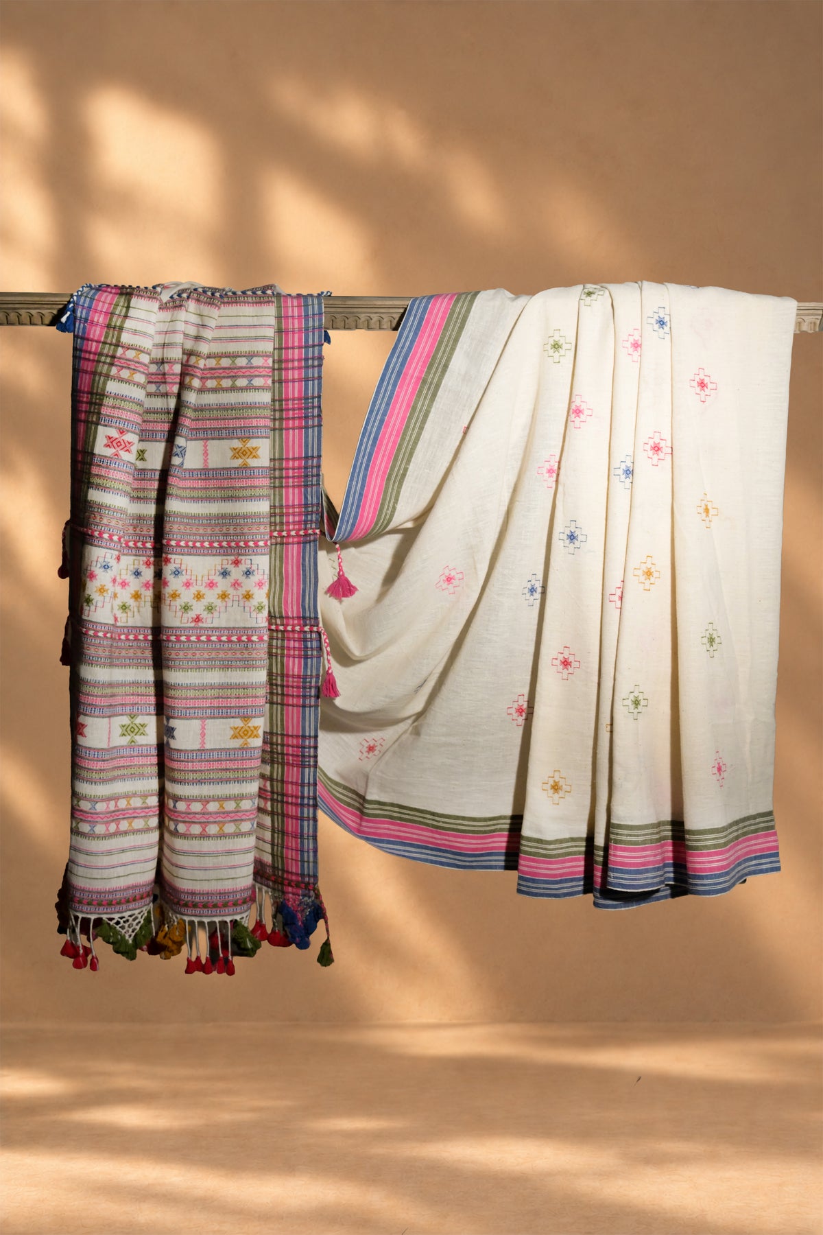 Dhoro | Popati | Kala Cotton | Saree