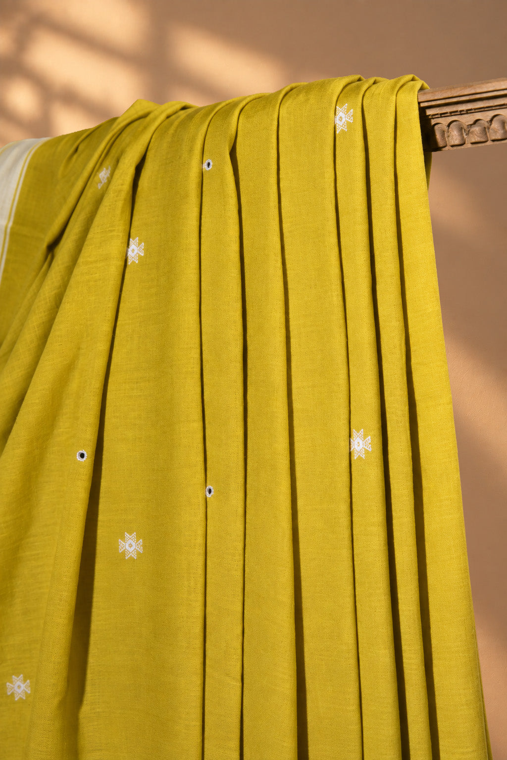 Rai Pilo | Chaumukh | Kala Cotton | Saree