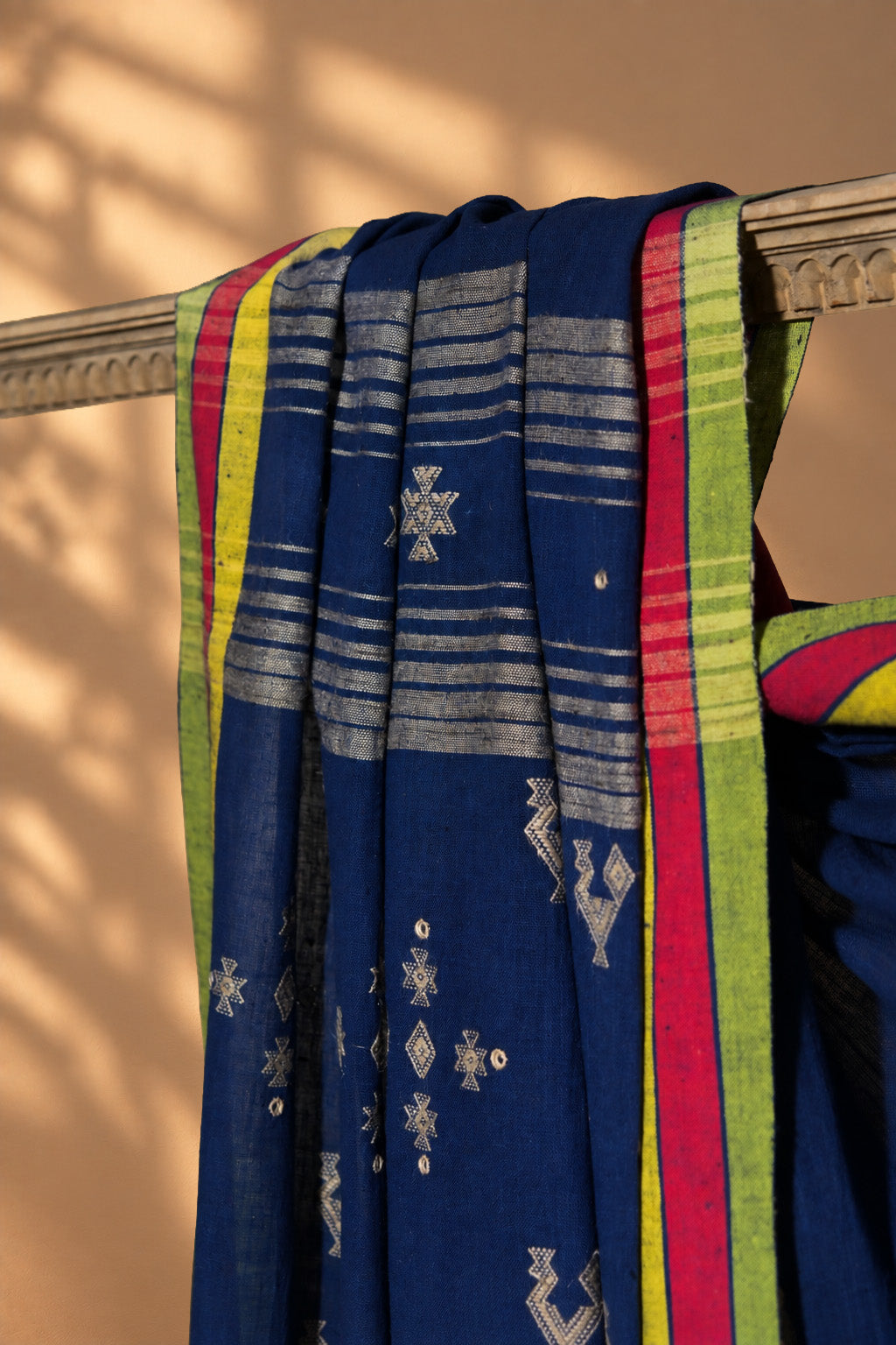 Neelo | Mor | Kala Cotton | Saree