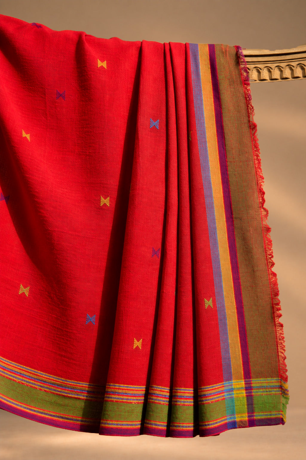 Laal | Dumroo | Kala Cotton | Saree