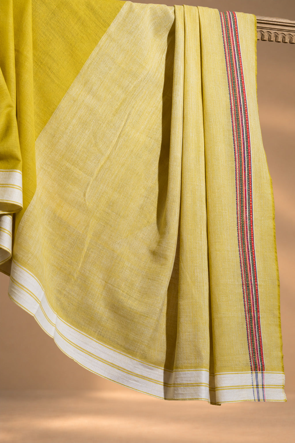 Rai Pilo | Dholki | Kala Cotton | Saree