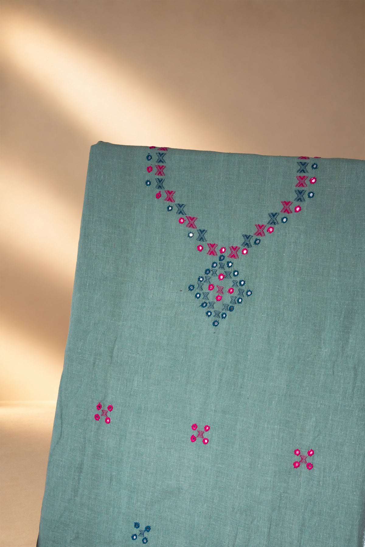 Aachho Lilo | Damroo | Kala Cotton | Suit Piece - image 3
