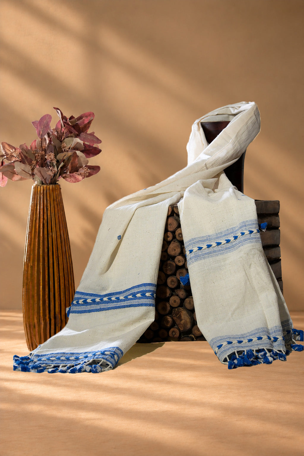 Dhoro | Miri | Kala Cotton | Stole - image 1