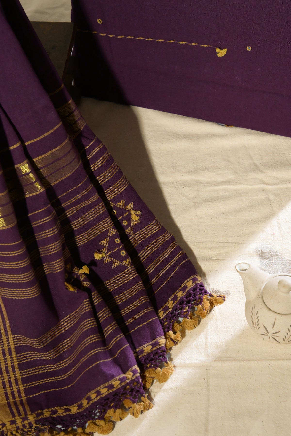 Ghato Gulabi | Dholki | Kala Cotton | Suit Piece - image 4