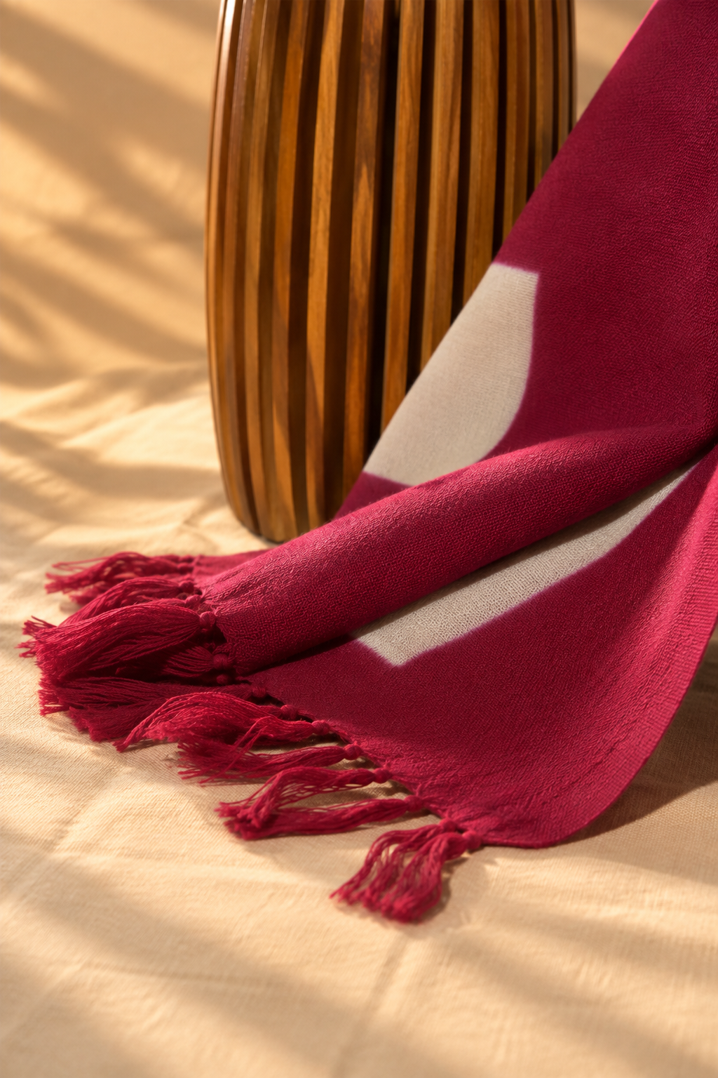 Ghato Laal | Choktha | Merino Wool | Stole - image 4