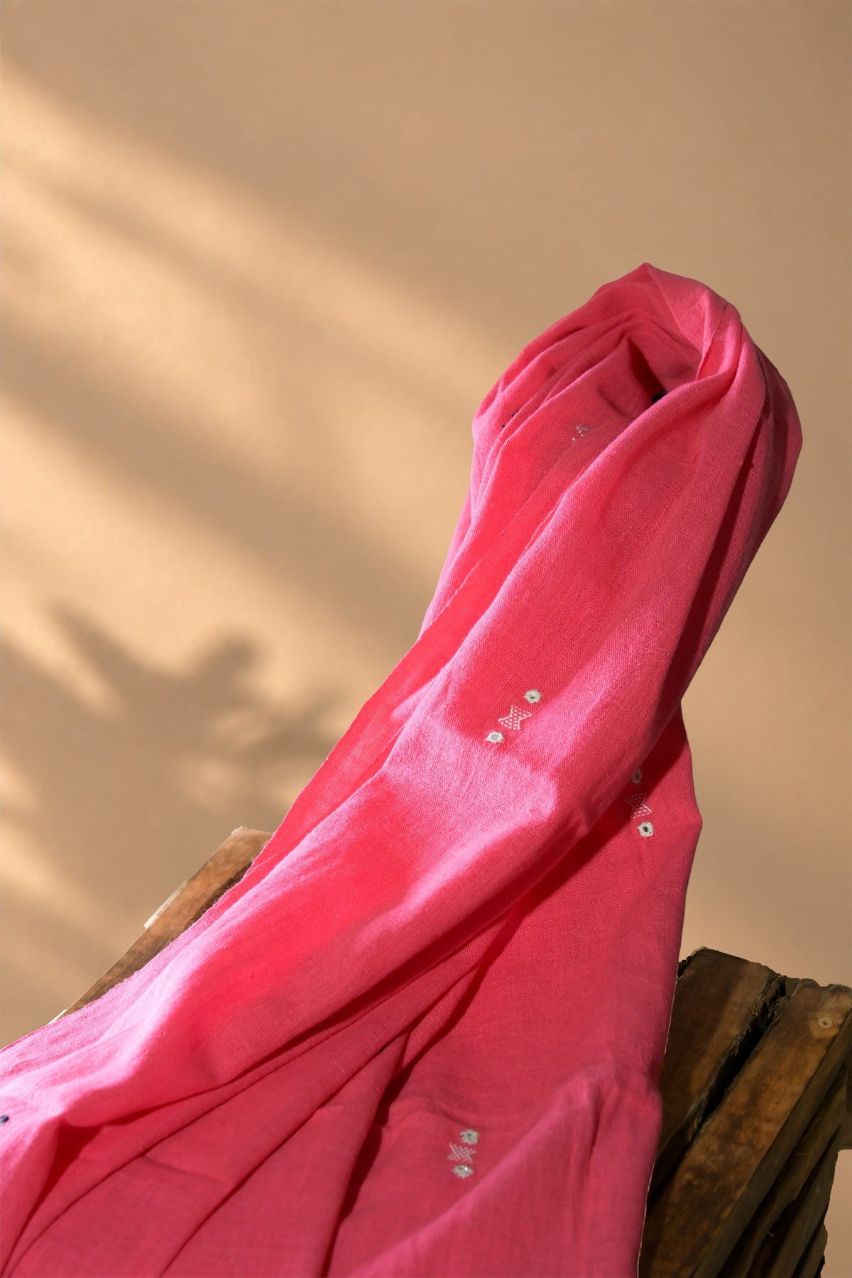 Gulabi | Damroo | Kala Cotton | Stole - image 4