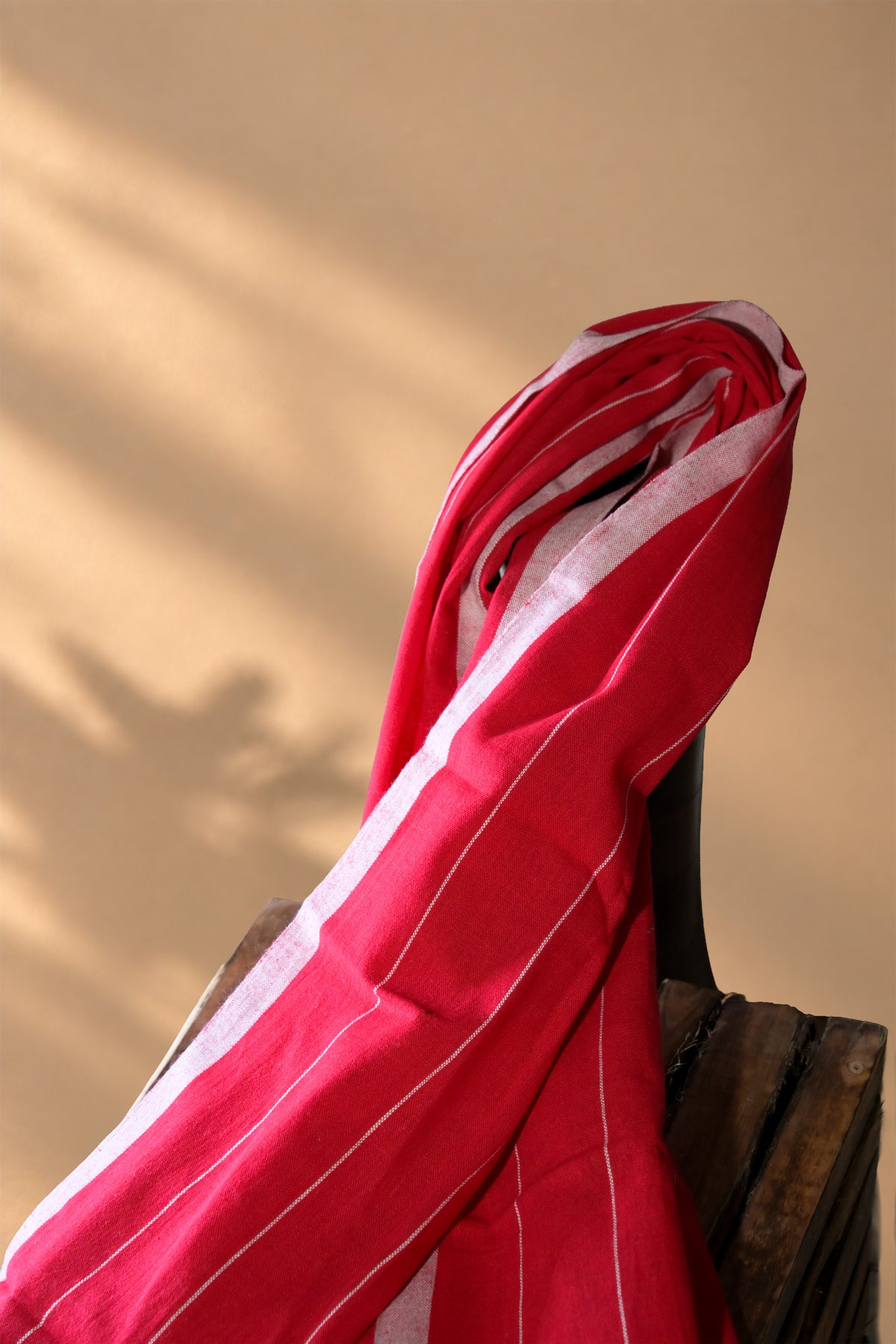 Laal | Chaumukh | Kala Cotton | Stole - image 4
