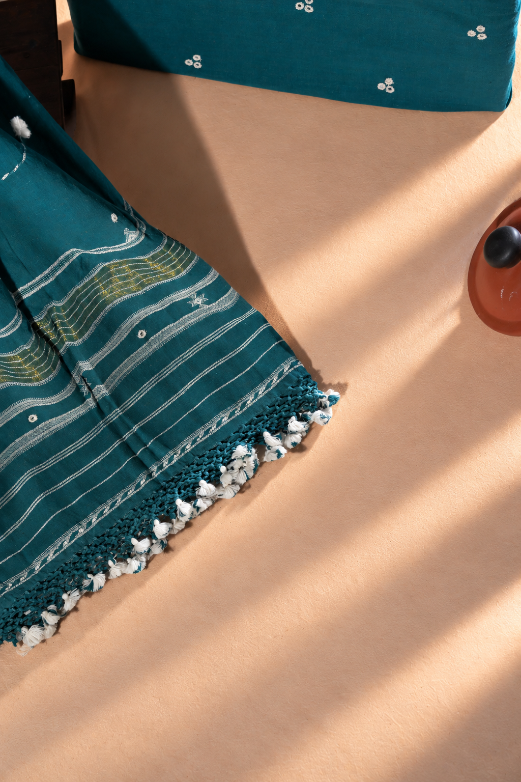 Mor Peenchh | Dholki | Kala Cotton | Suit Piece - image 2