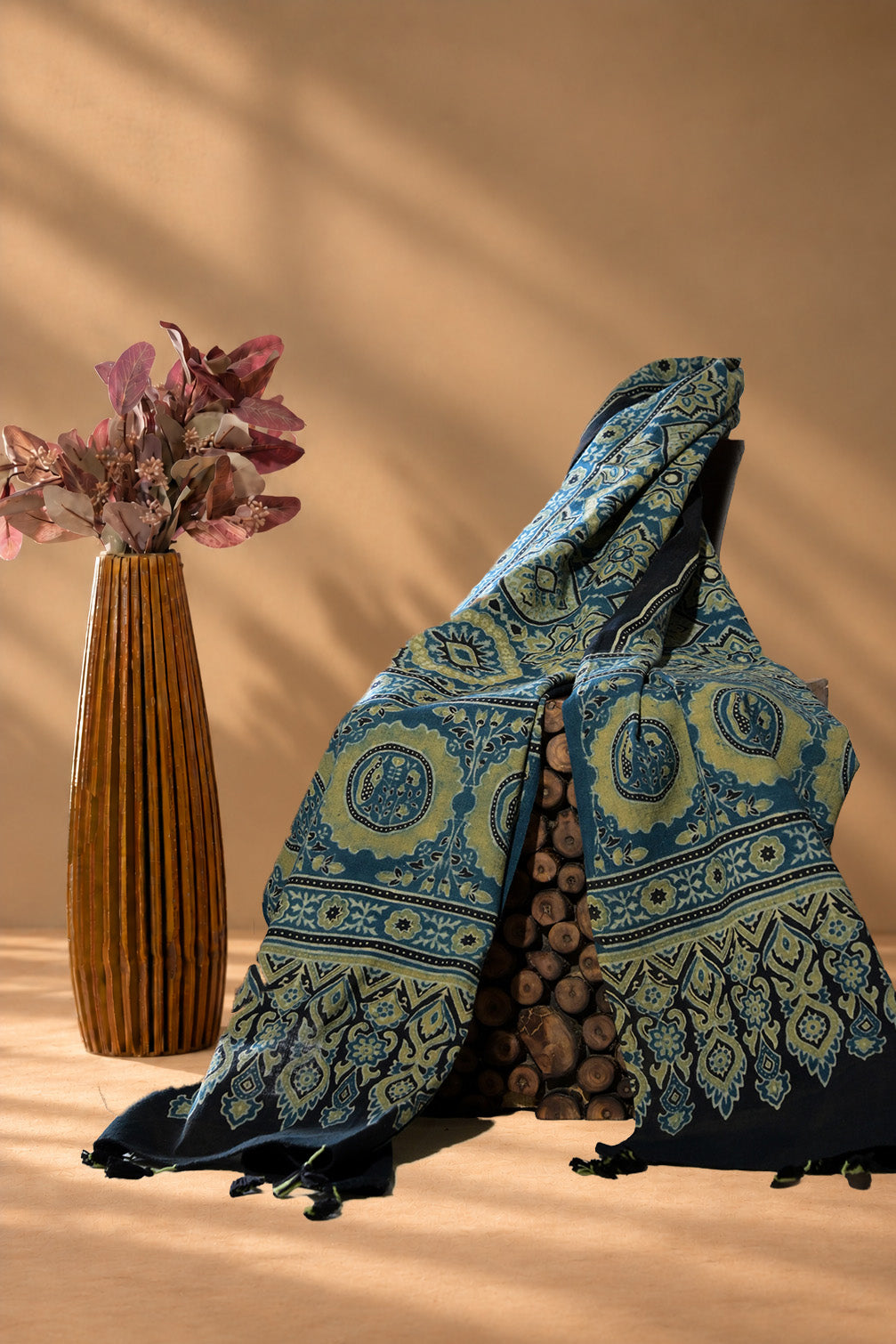 Neelo | Champakali | Kala Cotton | Stole - image 1