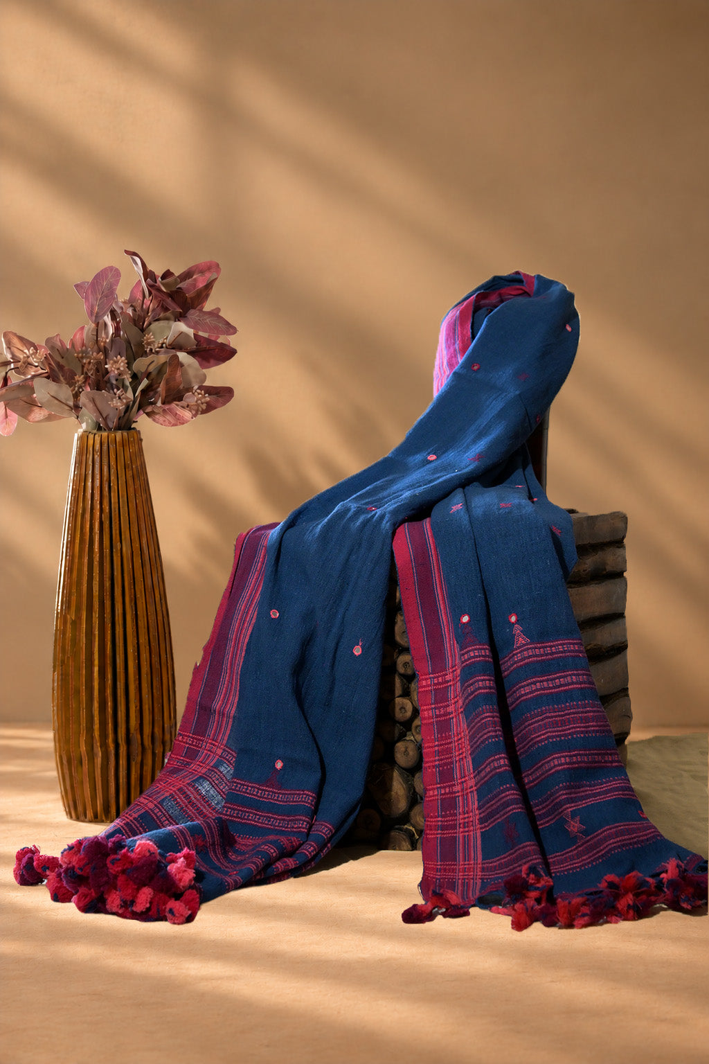 Neelo | Damroo | Kala Cotton | Stole - image 1
