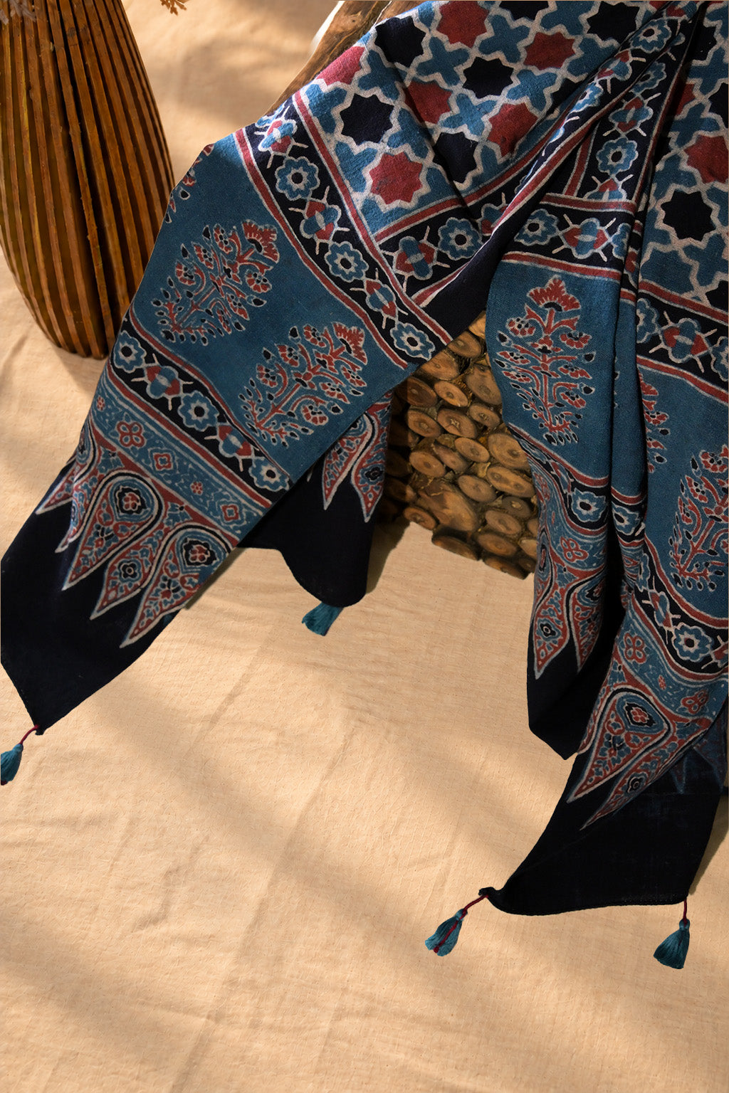 Neelo | Tara | Kala Cotton | Stole - image 2