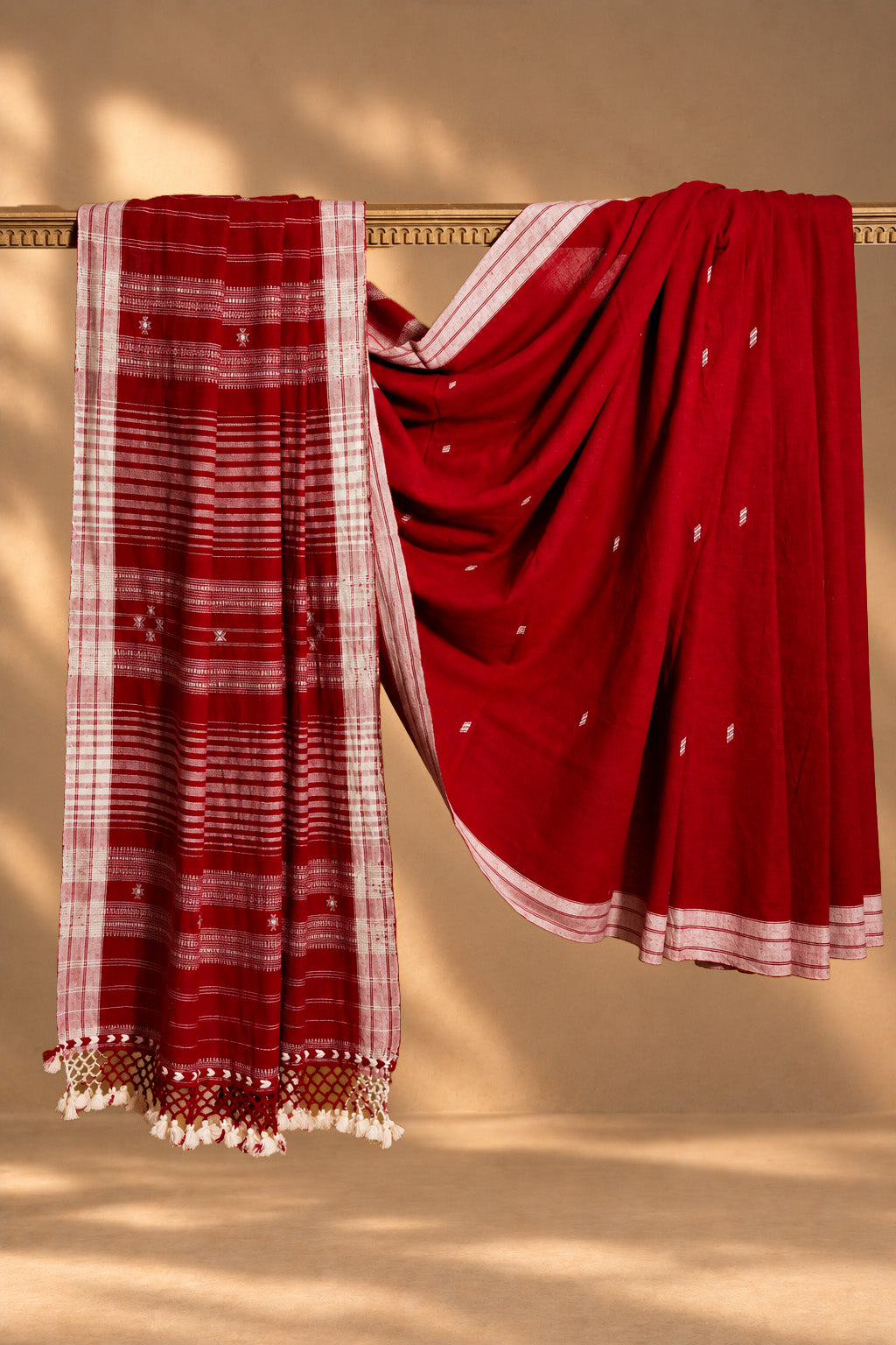 Laal | Chhad | Kala Cotton | Saree