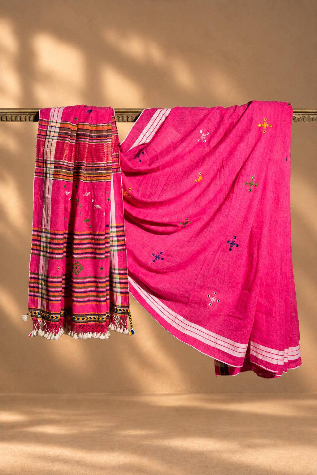 Gulabi | Chhad | Kala Cotton | Saree