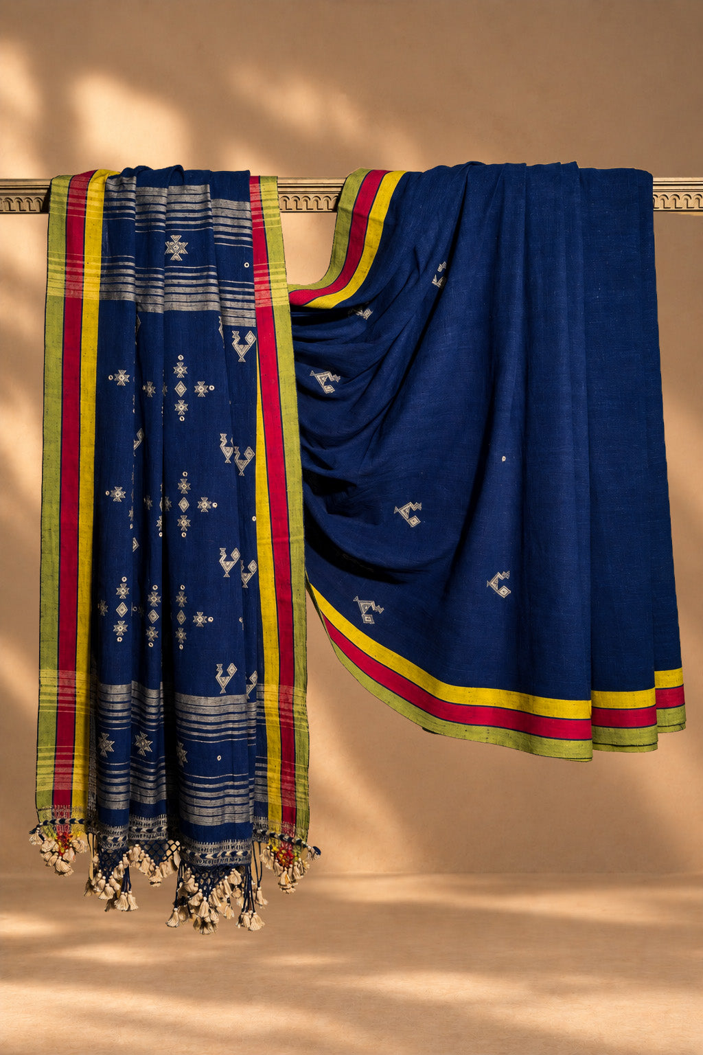Neelo | Mor | Kala Cotton | Saree