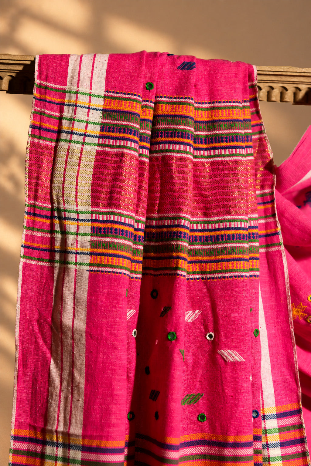 Gulabi | Chhad | Kala Cotton | Saree