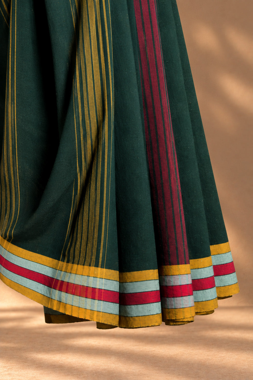 Ghato Lilo | Dholki | Kala Cotton | Saree