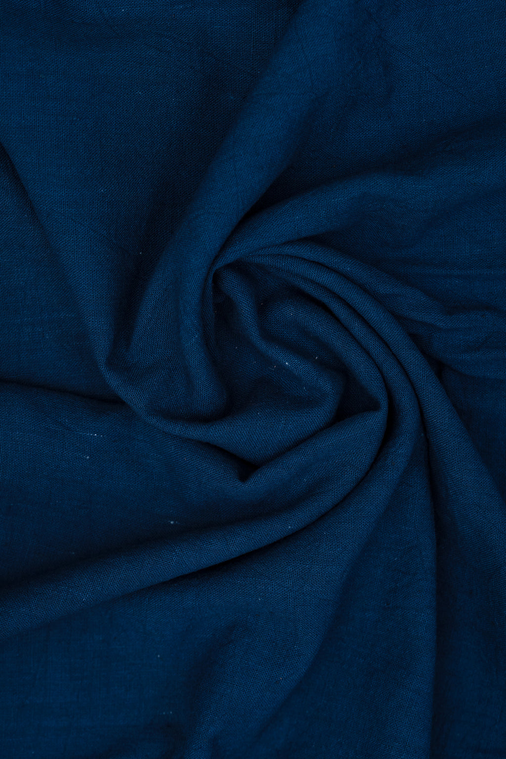 Deep Indigo Blue - Bhujodi Handwoven Kala Cotton Fabric