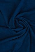 Deep Indigo Blue - Bhujodi Handwoven Kala Cotton Fabric