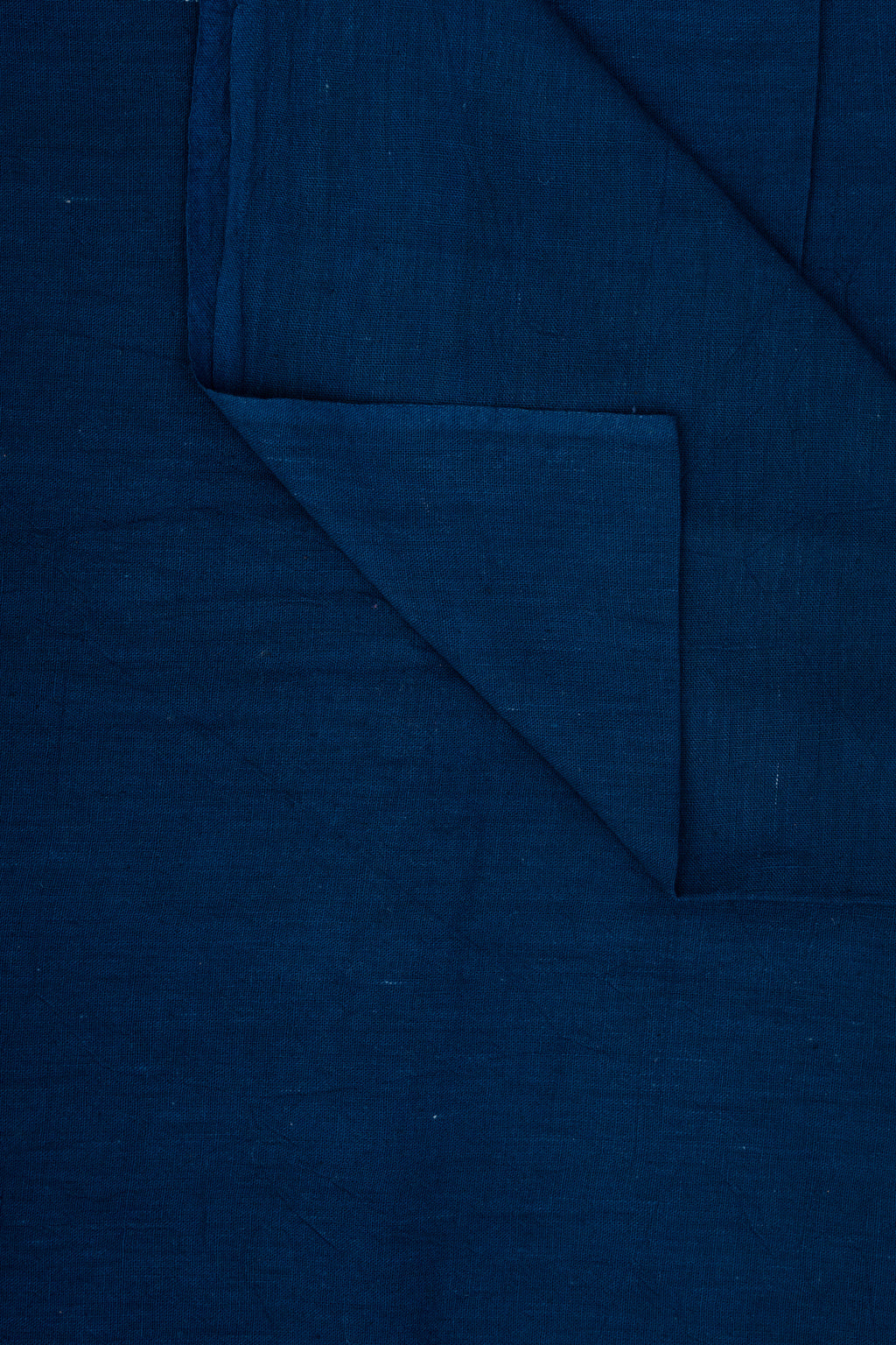 Deep Indigo Blue - Bhujodi Handwoven Kala Cotton Fabric