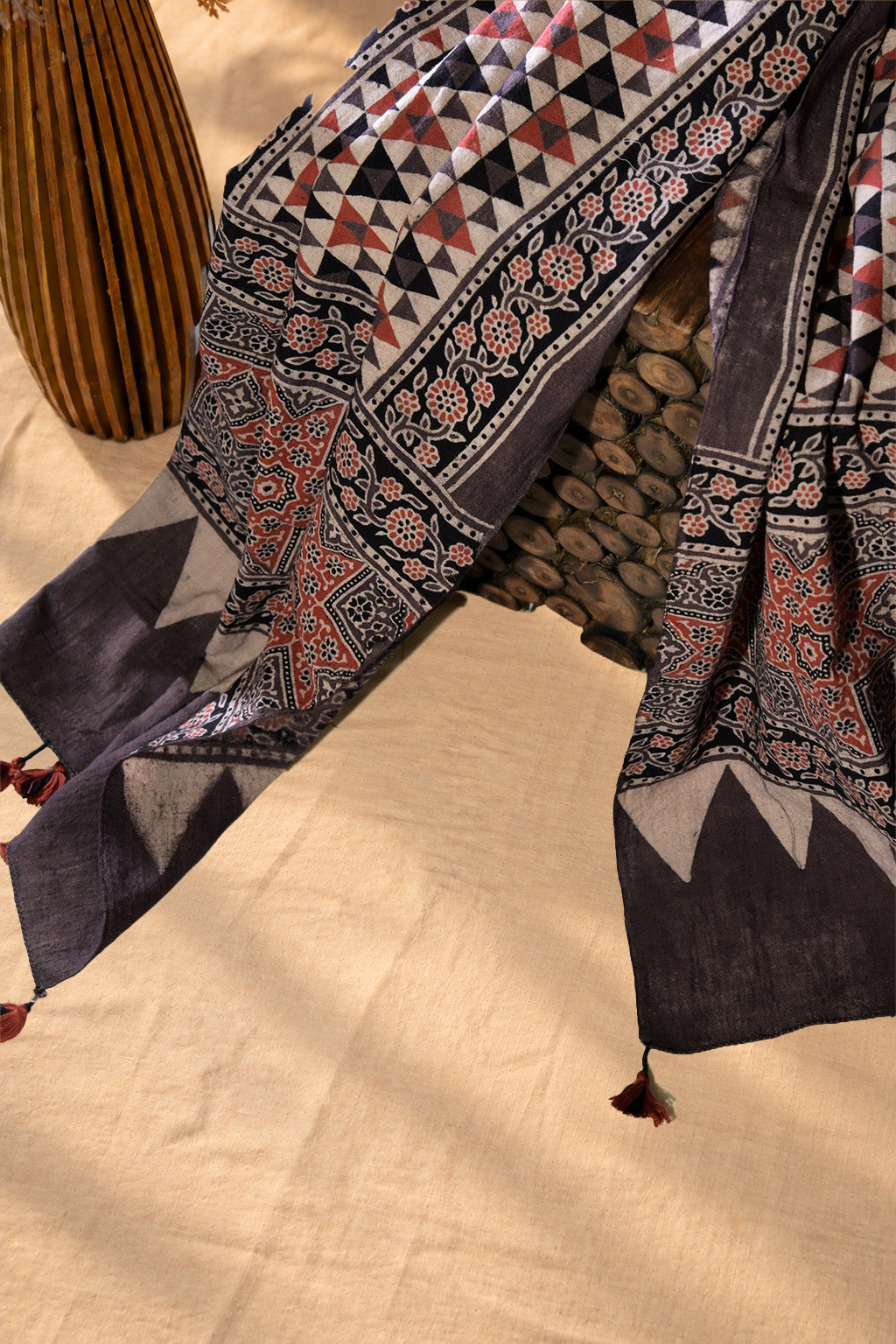 Bhuro | Dungra | Kala Cotton | Stole - image 2