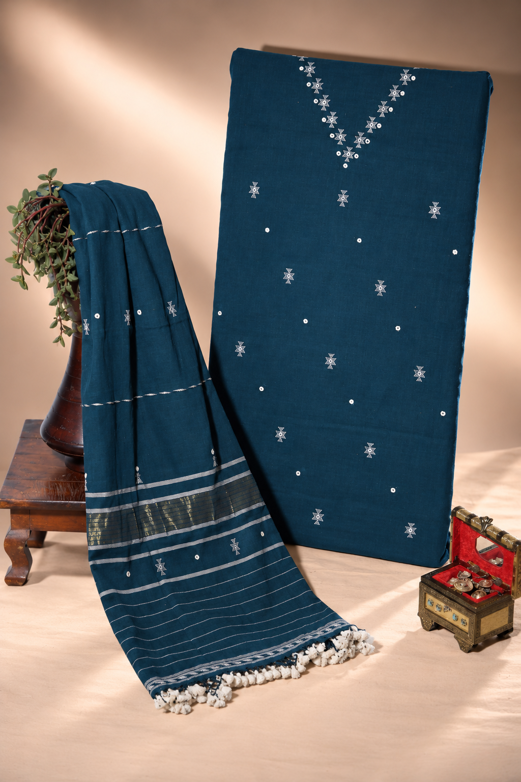 Ghato Neelo | Dhungali | Kala Cotton | Suit Piece - image 4