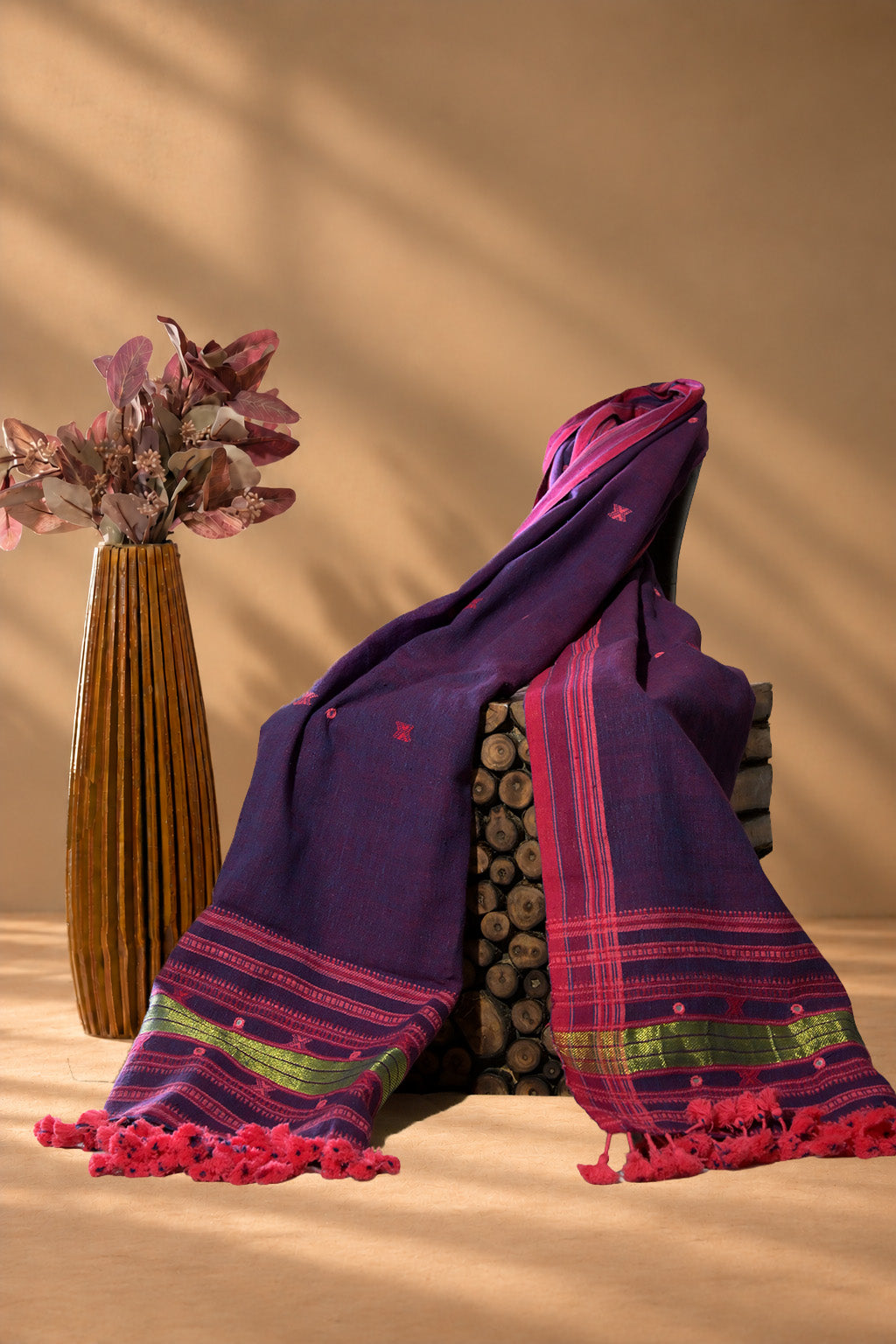 Jaambli | Dholki | Kala Cotton | Stole - image 1