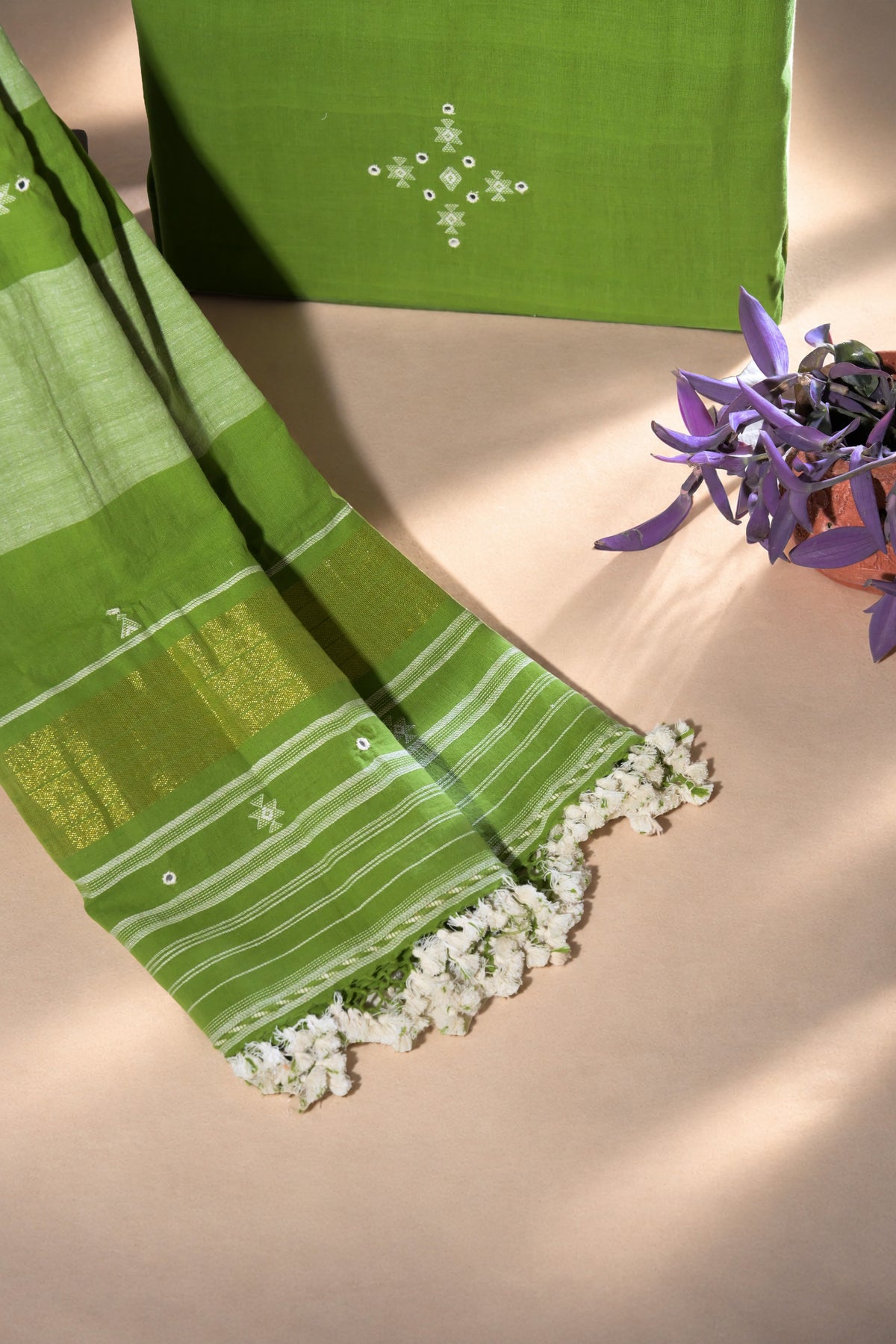 Leelo | Chaumukh | Kala Cotton | Suit Piece - image 2