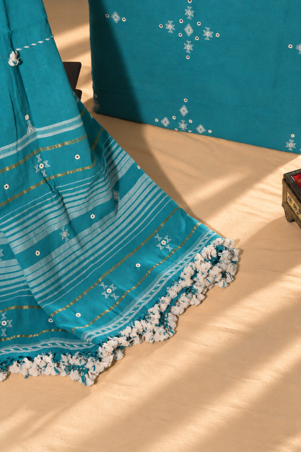 Mor Peenchh | Panchako | Kala Cotton | Suit Piece - image 3