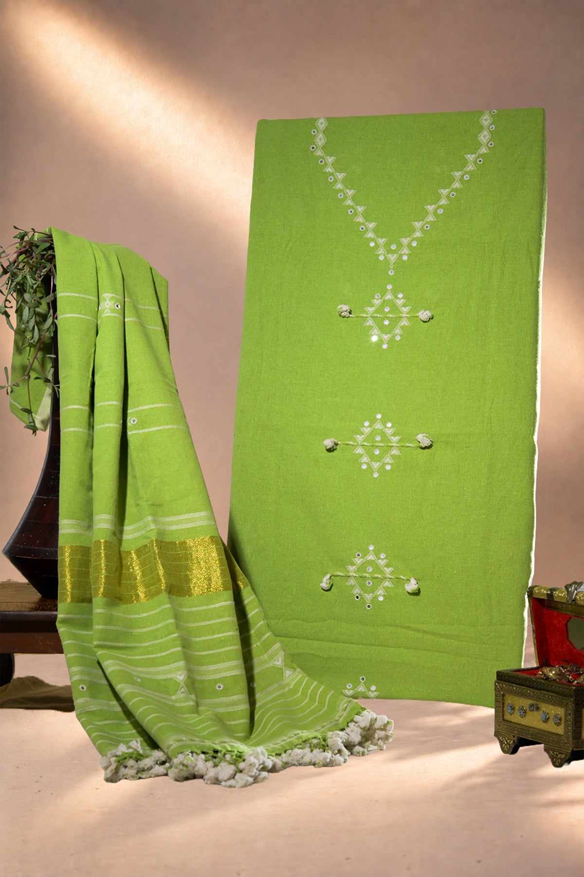 Popati | Dungara | Kala Cotton | Suit Piece - image 1