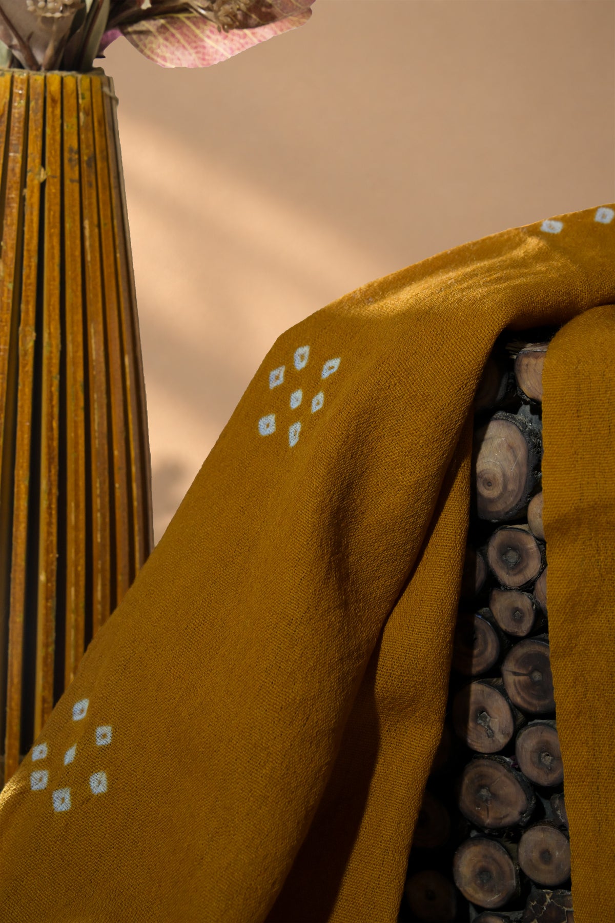 Rai Pilo | Satbandi | Merino Wool | Stole - image 3
